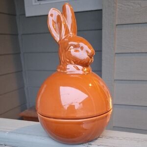 Rebirth Ceramic Peter Rabbit Terra Cotta Box Made in Italy Whimsical Fairycore